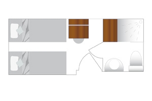 MS Jeanine cabin layout